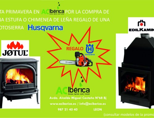 Promoción estufas y chimeneas de leña