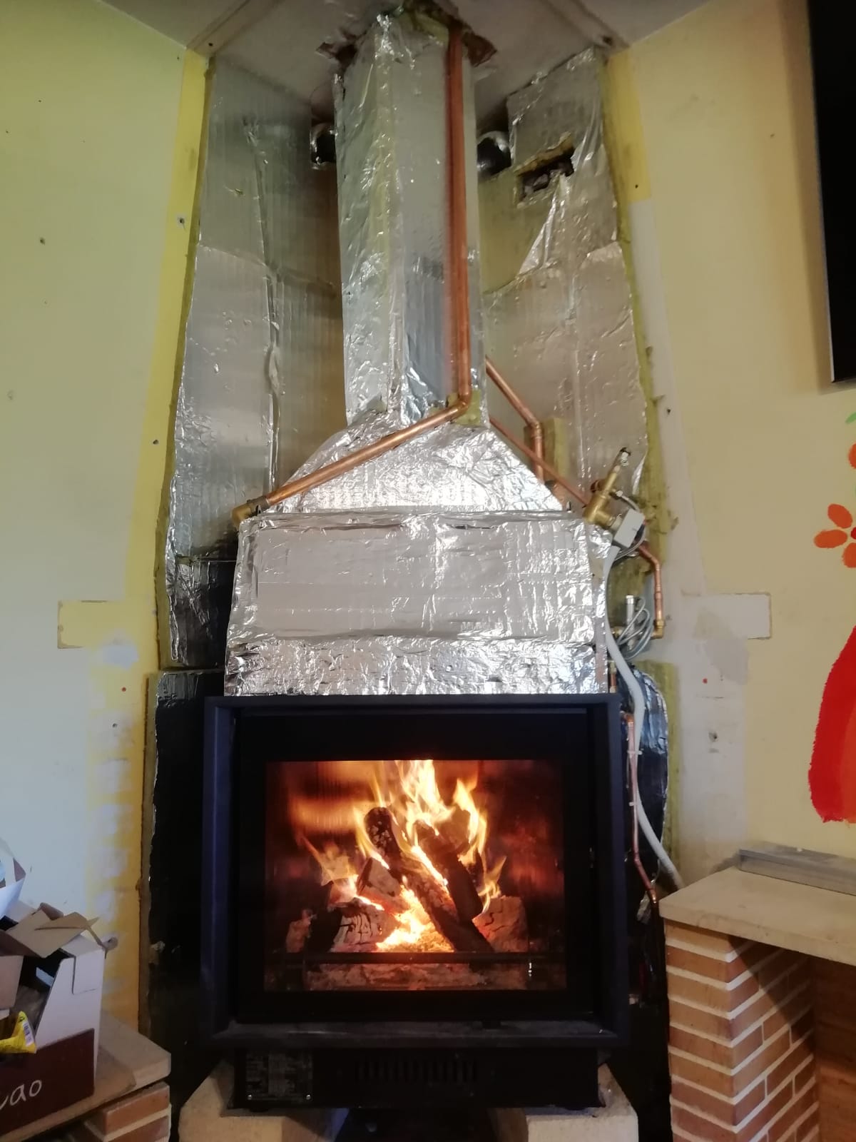 chimenea calefactora edilkamin