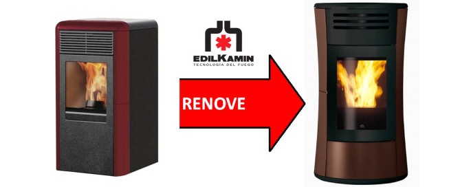 Renovar estufas de pellet